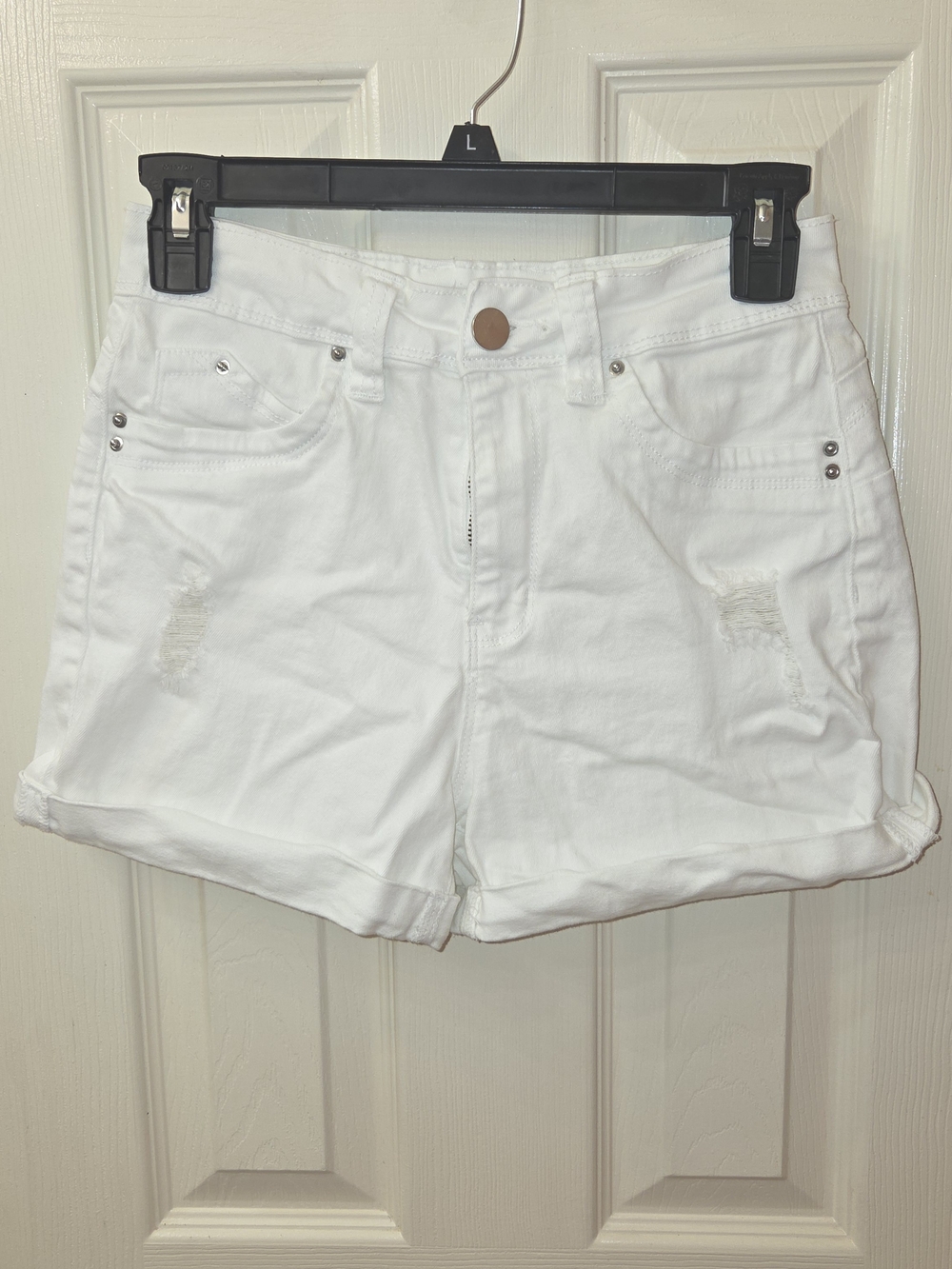 White Women’s Denim Shorts